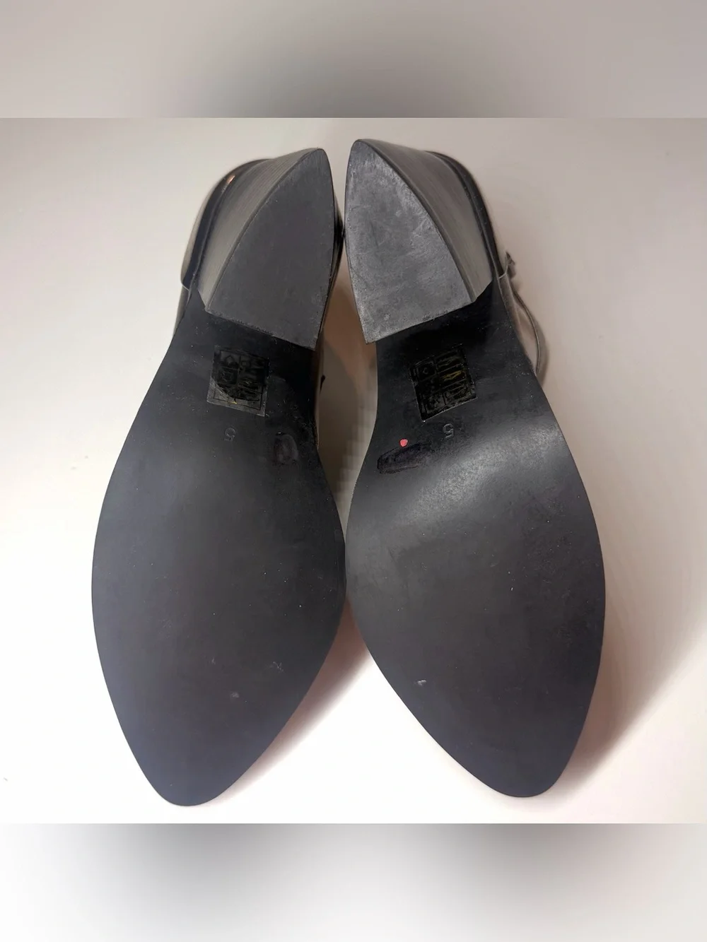 Jeffrey Campbell Women’s Romina Leather Bootie Size- 5